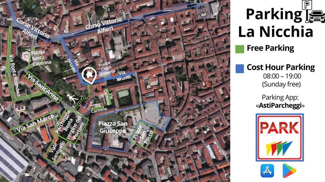 La Nicchia Appartement Asti Buitenkant foto